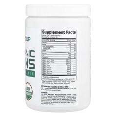 BUCKED UP, PREMIUM Органическая зелень, вкус Ягодное ассорти, 316,8 г (30 порций)